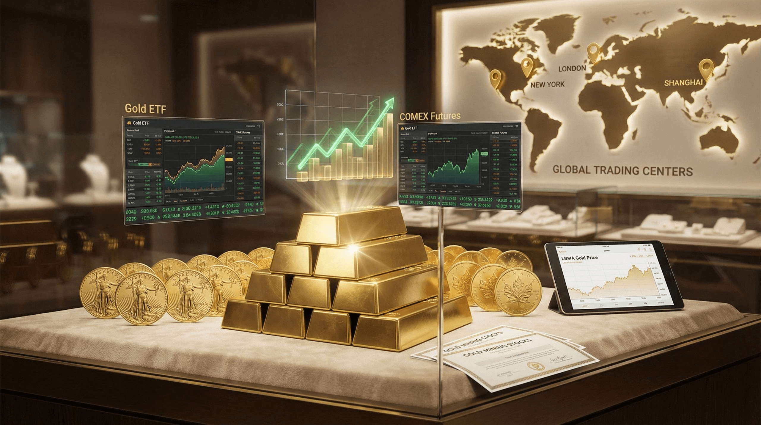 Risk management calculator for gold trading positions.